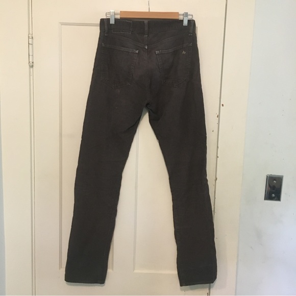 Men’s Rag & Bone Brown Corduroy Button up Pants 30 - Picture 9 of 16